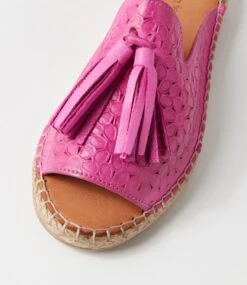 Phinza Fuchsia Leather Sandals -Lynx Shoes Shop DF12868P22LE 5