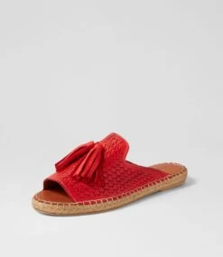 Phinta Tangerine Leather Slides -Lynx Shoes Shop DF12871O56LE 3