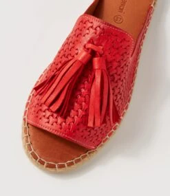 Phinta Tangerine Leather Slides -Lynx Shoes Shop DF12871O56LE 5