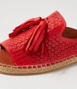 Phinta Tangerine Leather Slides -Lynx Shoes Shop DF12871O56LE 6