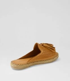 Phinta Tan Leather Slides -Lynx Shoes Shop DF12871TANLE 4
