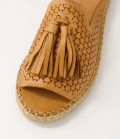 Phinta Tan Leather Slides -Lynx Shoes Shop DF12871TANLE 5