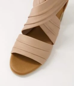 Wives Pale Taupe Leather Sandals -Lynx Shoes Shop DF12884NILLE 5