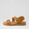 Jangel Tan Leather Sandals -Lynx Shoes Shop DF12896TANLE 2