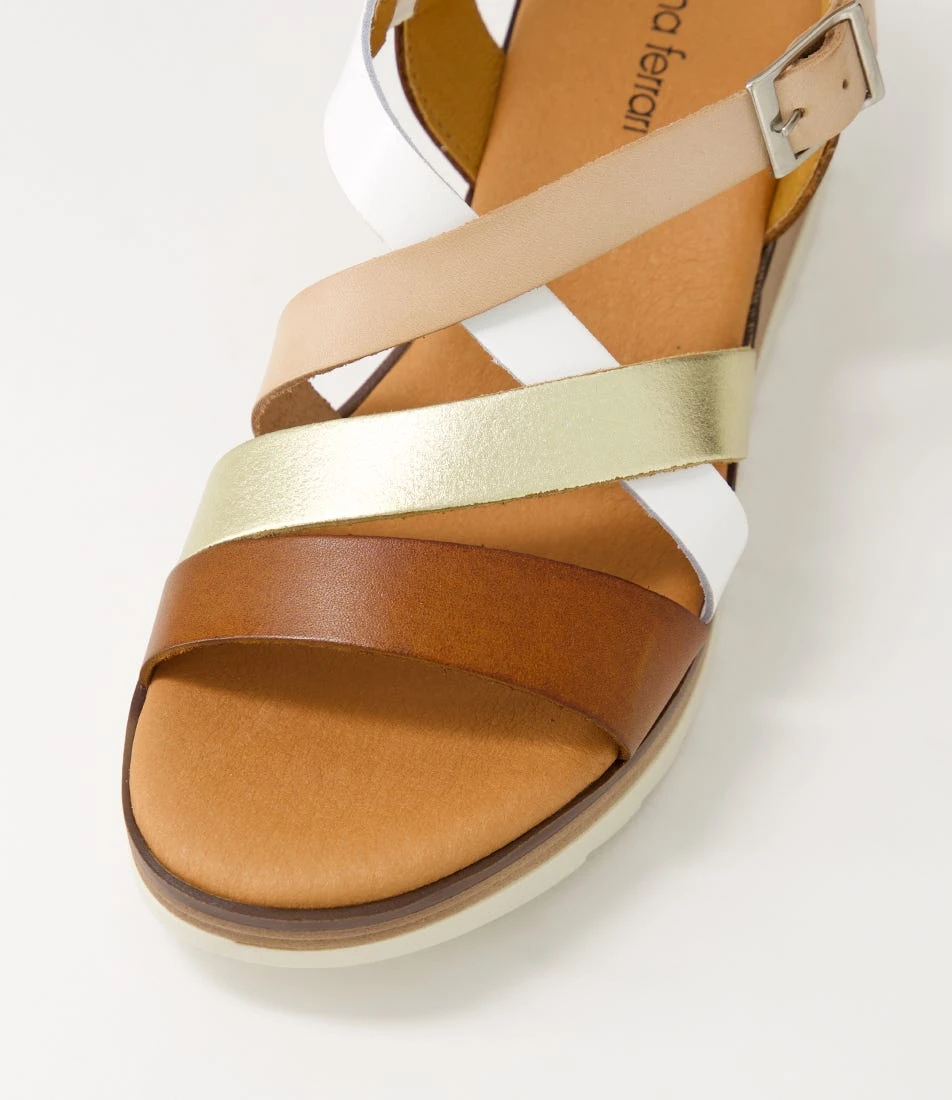Jennifers Tan Multi Sandals 6 Jennifers Tan Multi Sandals - Image 4