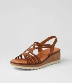 Jegeor Tan Leather Sandals 8 Jegeor Tan Leather Sandals -Lynx Shoes Shop DF12900TANLE 3