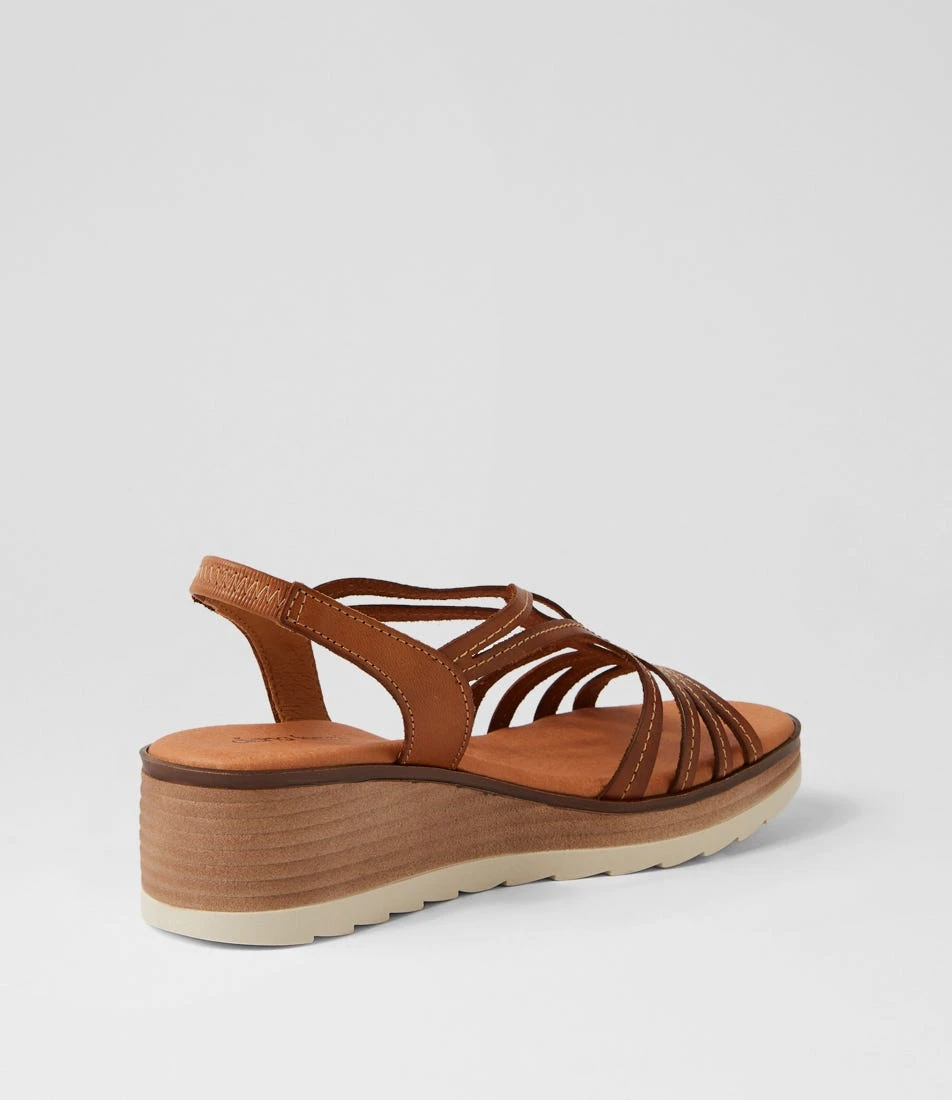 Jegeor Tan Leather Sandals 5 Jegeor Tan Leather Sandals - Image 3