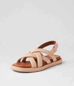 Burren Cream Leather Sandals -Lynx Shoes Shop DF12902W18LE 3