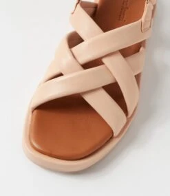 Burren Cream Leather Sandals -Lynx Shoes Shop DF12902W18LE 5