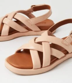 Burren Cream Leather Sandals -Lynx Shoes Shop DF12902W18LE 6