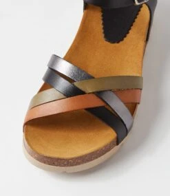 Gemad Black Multi Sandals 10 Gemad Black Multi Sandals -Lynx Shoes Shop DF12917BLAHG 5