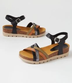 Gemad Black Multi Sandals 11 Gemad Black Multi Sandals -Lynx Shoes Shop DF12917BLAHG 6