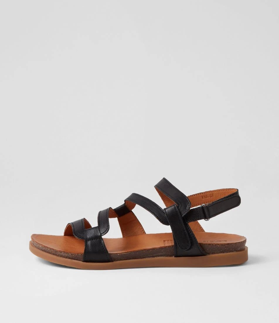 Kya Black Leather Sandals 3 Kya Black Leather Sandals