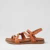 Kya Tan Leather Sandals -Lynx Shoes Shop DF12938TANLE 2