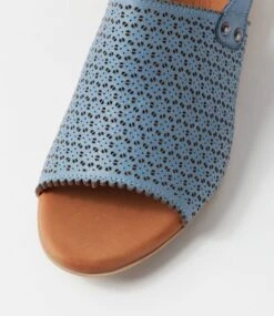 Chinchin Denim Leather Sandals -Lynx Shoes Shop DF12976DADLE 5