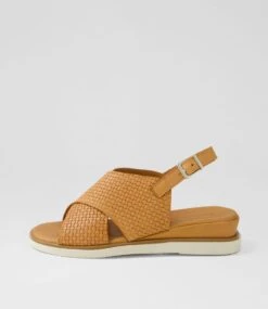 Emmas Tan Leather Sandals