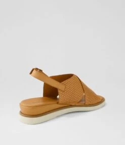 Emmas Tan Leather Sandals -Lynx Shoes Shop DF12989TANLE 4