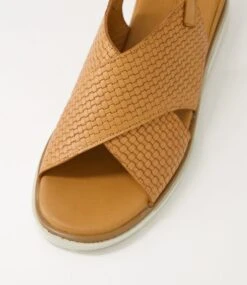 Emmas Tan Leather Sandals -Lynx Shoes Shop DF12989TANLE 5