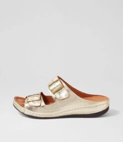 Nardi Platinum Leather Slides