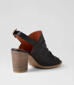 Tinaar Black Leather Sandals 9 Tinaar Black Leather Sandals -Lynx Shoes Shop DF13041BLALE 4