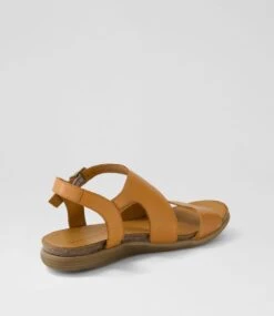 Sreeyan Tan Leather Sandals -Lynx Shoes Shop DF13055TANLE 4