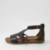 Sarrin Black Leather Sandals 2 Sarrin Black Leather Sandals -Lynx Shoes Shop DF13059B58LE 2