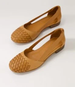 Roys Tan Leather Flat Shoes 11 Roys Tan Leather Flat Shoes -Lynx Shoes Shop DF13066TANLE 6