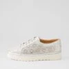 Atonik Silver Speckle Leather Sneakers