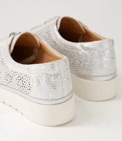 Atonik Silver Speckle Leather Sneakers -Lynx Shoes Shop DF13069SIYLE 6