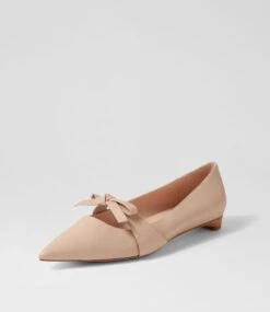 Dulcie Dark Nude Natural Heel Leather Loafers -Lynx Shoes Shop DF13095NYRLE 3
