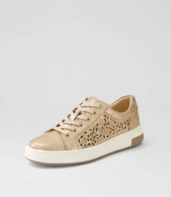 Driscol Rose Gold Wash Leather Sneakers -Lynx Shoes Shop DF13102M63FY 3