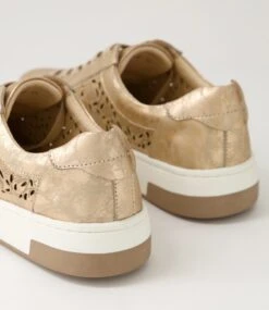 Driscol Rose Gold Wash Leather Sneakers -Lynx Shoes Shop DF13102M63FY 6