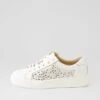 Driscol White Leather Sneakers -Lynx Shoes Shop DF13102WHILE 2
