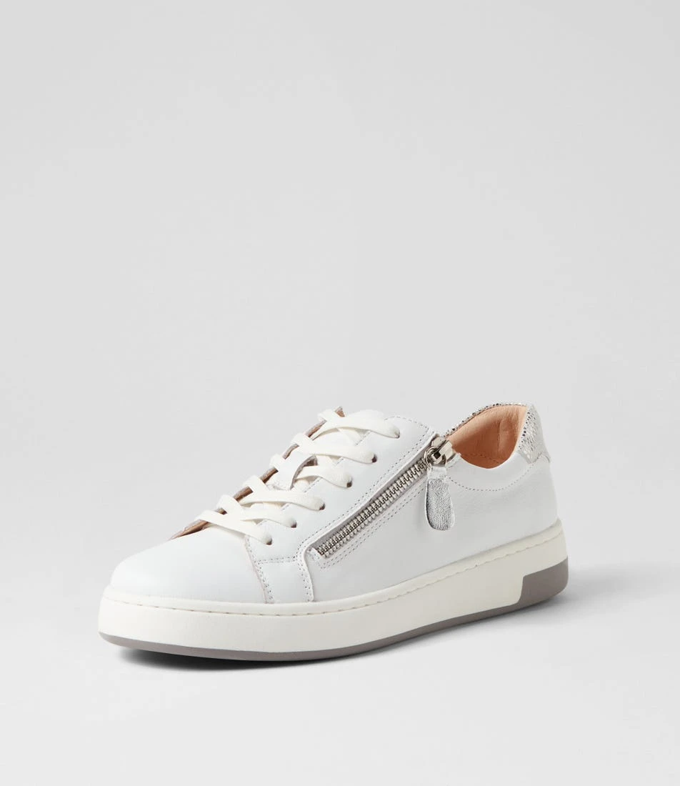 Drumond White Silver Multi Sneakers 4 Drumond White Silver Multi Sneakers - Image 2