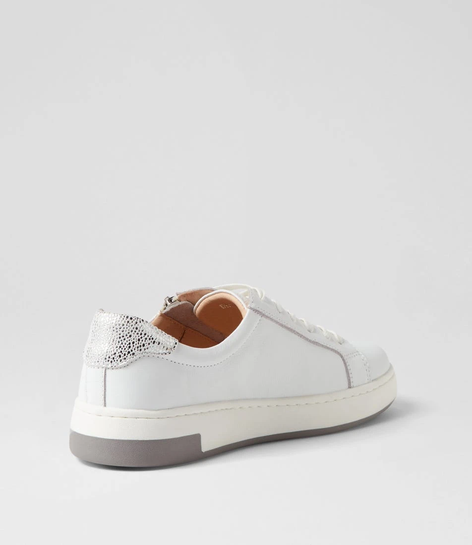 Drumond White Silver Multi Sneakers 5 Drumond White Silver Multi Sneakers - Image 3