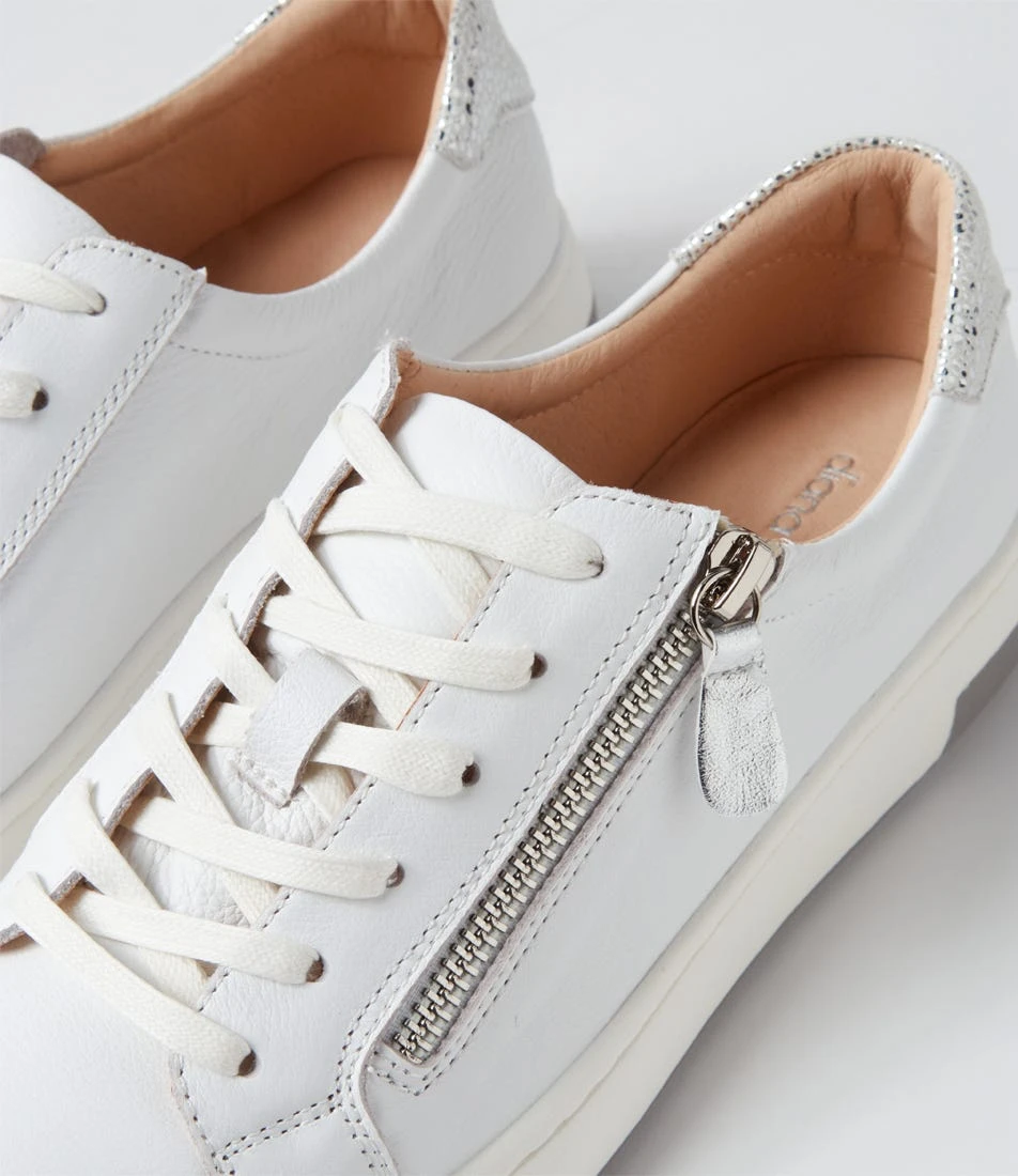 Drumond White Silver Multi Sneakers 7 Drumond White Silver Multi Sneakers - Image 5