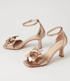 Thorough Champagne Leather Sandals -Lynx Shoes Shop DF13123N74LE 6