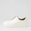 Dakira White Leather Sneakers -Lynx Shoes Shop DF13146WHILE 2