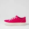 Daelin Deep Fuchsia White Canvas Sneakers 1 Daelin Deep Fuchsia White Canvas Sneakers -Lynx Shoes Shop DF13150QCRCA 2