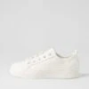 Daelin White Canvas Sneakers 1 Daelin White Canvas Sneakers -Lynx Shoes Shop DF13150WAGCA 2