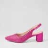 Lucianas Magenta Satin Heels -Lynx Shoes Shop DF13158P36CB 2