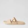 Vatum Cream Leather Slides -Lynx Shoes Shop DF13171W18LE 2