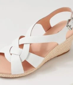 Jansome White Leather Sandals -Lynx Shoes Shop DF13192WHILE 6