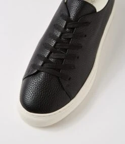 Abigails Black Tan Tumble Leather Sneakers -Lynx Shoes Shop DF13229BCP2K 5