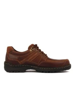 Hush Puppies Albatross Brown Leather -Lynx Shoes Shop HP10091BROLE 4