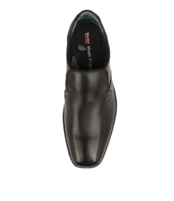 Hush Puppies Cahill Black Leather -Lynx Shoes Shop HP10092BLALE 5