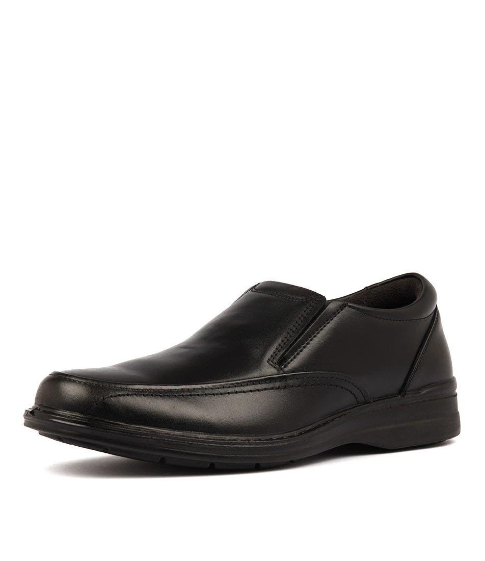 Hush Puppies Transit Black Leather 4 Hush Puppies Transit Black Leather - Image 2