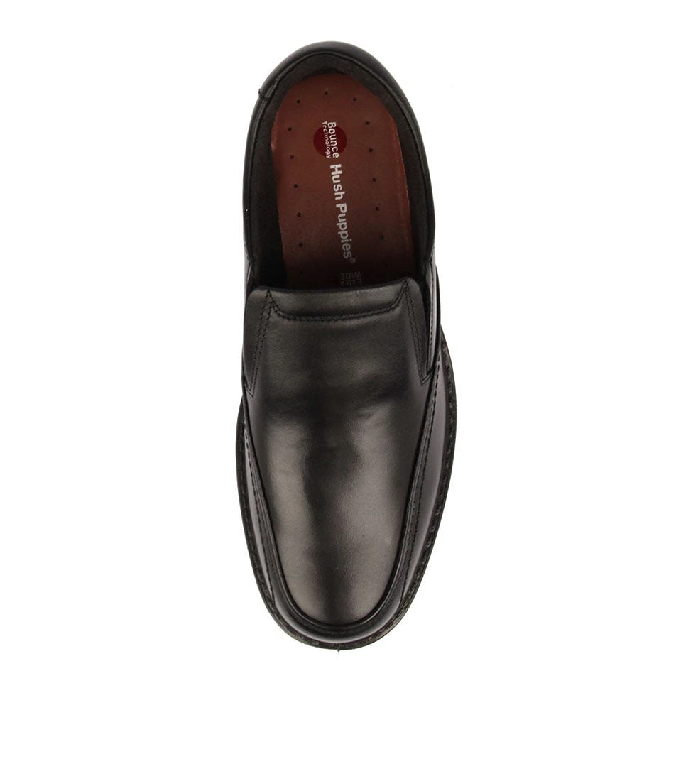 Hush Puppies Transit Black Leather 7 Hush Puppies Transit Black Leather - Image 5