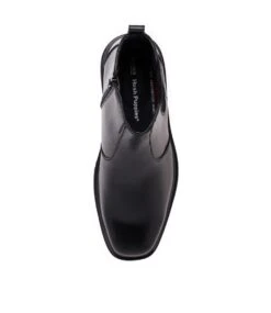 Hush Puppies Deacon Black Leather -Lynx Shoes Shop HP10156BLALE 6