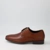 Hush Puppies Nero Tan Leather Flat Shoes